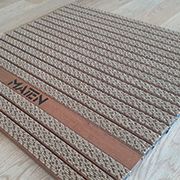 Tapis aluminium  structure aspect bois